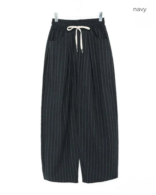 (Unisex) Striped Banding Pants