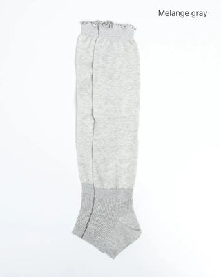 See-through high-leg warmer