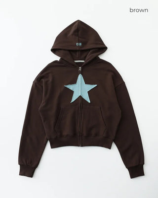 [3rd Re-release] (ORIGINAL) Star Patch Number Hoodie