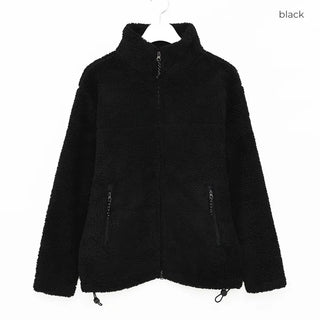 Unisex 2-way boa zip-up jacket