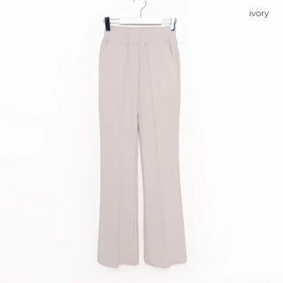 Slim bootcut slacks