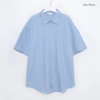 (Unisex) Oversized Short-Sleeve Shirt