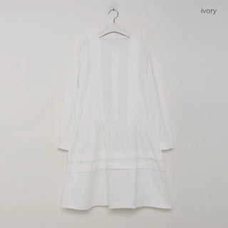Pintuck Mini Dress