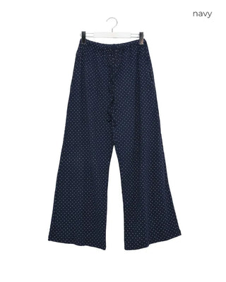 Polka Dot Waist String Pants