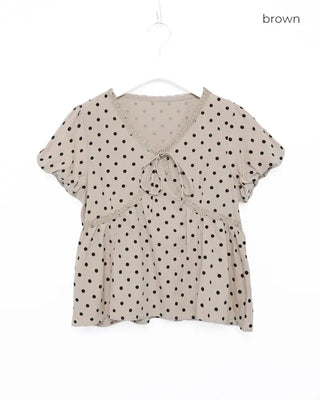 Polka Dot Girly Blouse