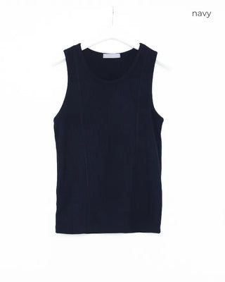 Cut-out sleeveless top