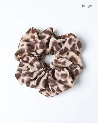 Leopard scrunchie