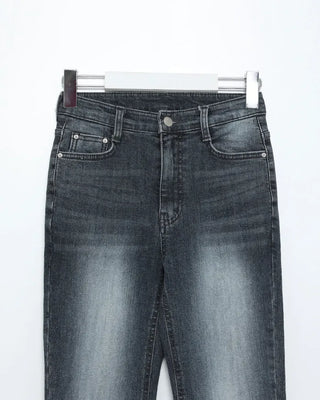 Slim bootcut denim pants