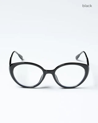 Oval Bold Frame Glasses