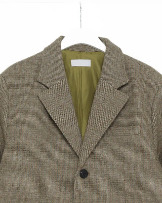 Checked dad jacket