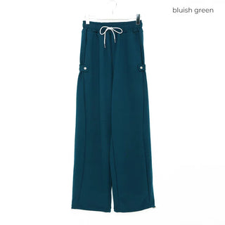 Side-button sweatpants