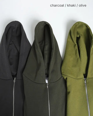 Cropped zip hoodie with pockets