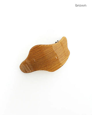 Wood texture hairpin