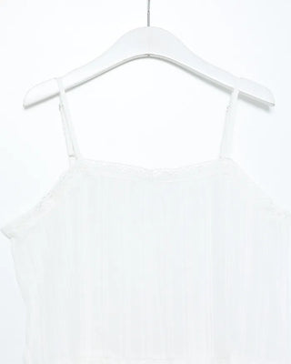 Lace Shirred Camisole Blouse