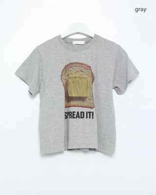 Buttered Toast Half-Sleeve T-Shirt