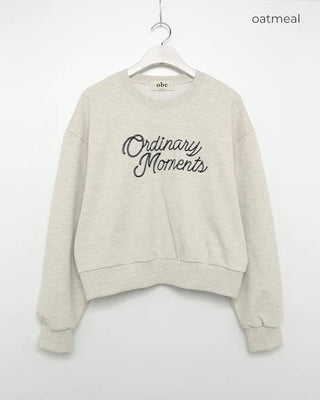 Ordinary Lettering Sweatshirt