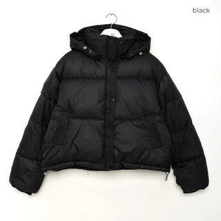 Hooded padded jacket