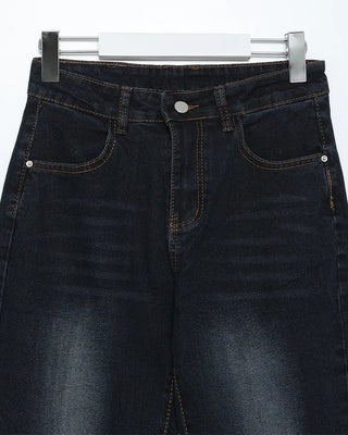 Slim bootcut denim pants