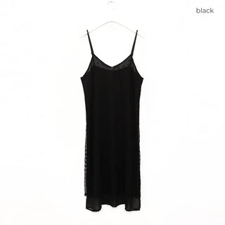 Polka Dot Sheer Layered Dress