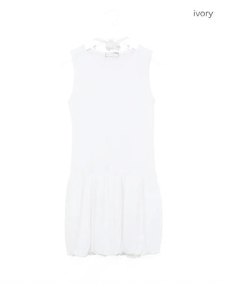 Rose Tie Set Mini Dress