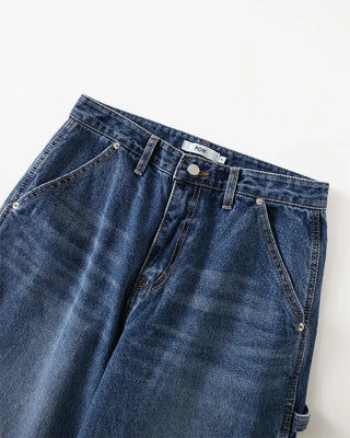 [3rd Re-release] (ORIGINAL) Authentic Carpenter Denim Pants (medium blue)