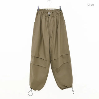 (Unisex) Parachute Wide Fit Cotton Pants