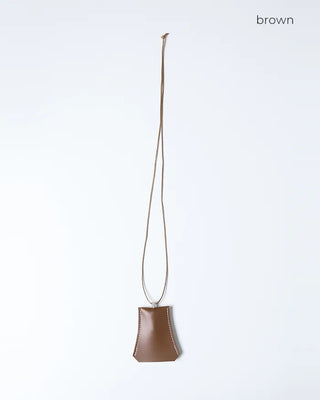 Stitched Vegan Leather Glasses Holder