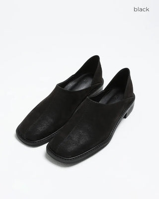 Square mule loafers