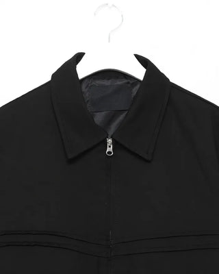 Save Cropped Zipper Jacket