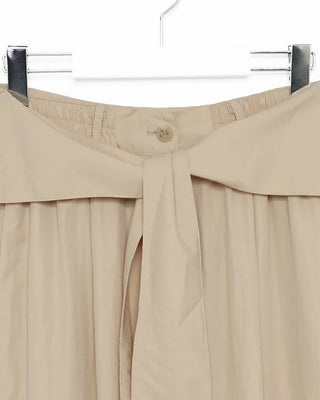 Scarf-layered pants