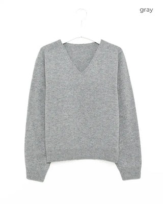 Pastel V-neck knitwear