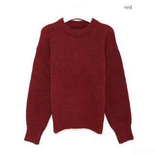Wool round knit