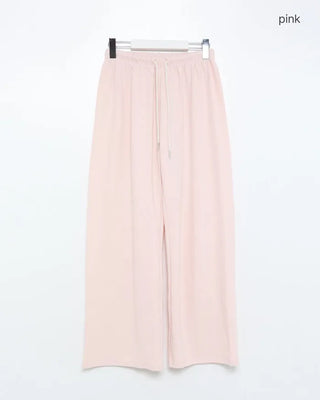 Basic drawstring waist sweatpants