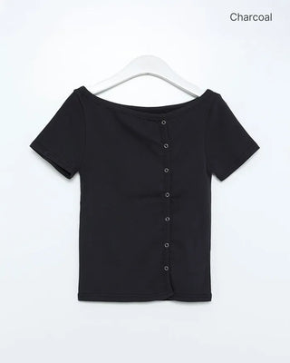 Asymmetrical Button Cardigan