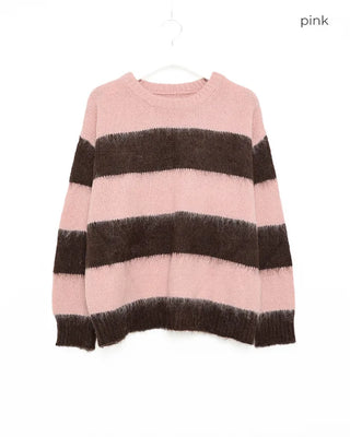 Bordered soft knit