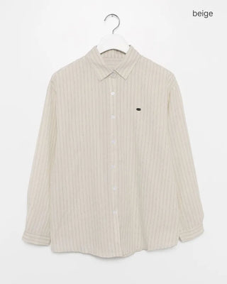 Striped pendant shirt