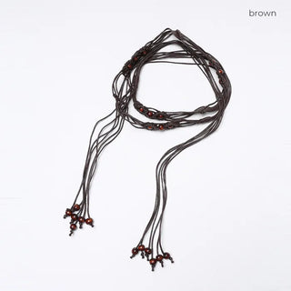Ethnic strap belt