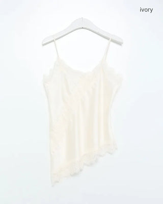 Satin lace camisole