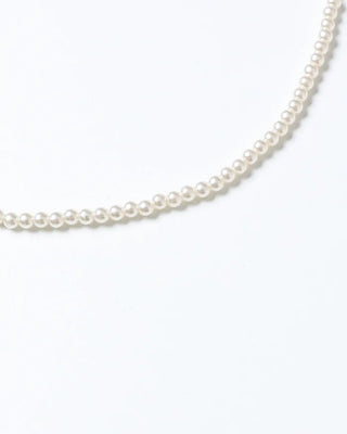 Mini imitation pearl necklace