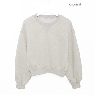 Balloon Cropped Sweatshirt