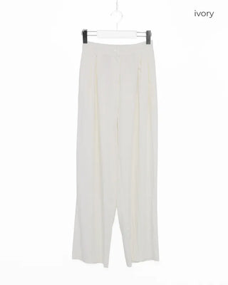 Nylon summer elastic waist pants