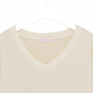 Simple Deep V-Neck Sweatshirt