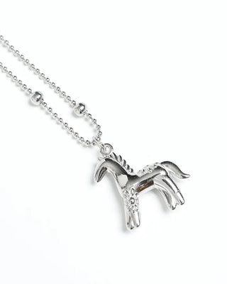 Horse charm necklace