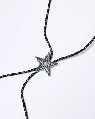 Star design loop tie