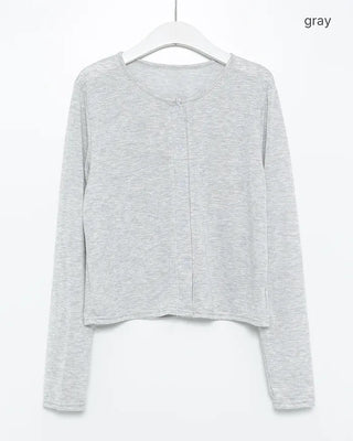 Slub sheer summer cardigan