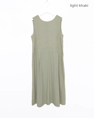 Back-string long dress