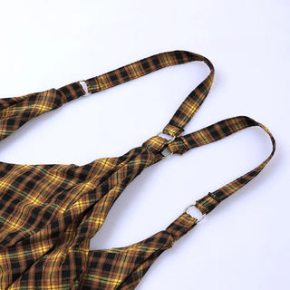 Checkered Cross Bag