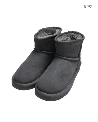 Short sheepskin boots