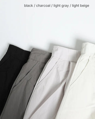 Midi balloon skirt with elastic waistband at the back