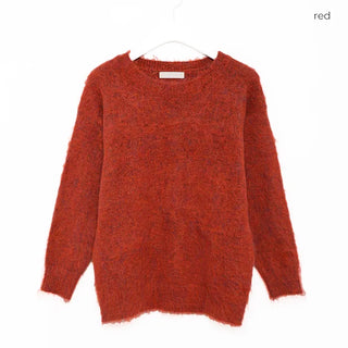 Melange Round Neck Knit